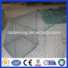 green chain link fence gabion /diamond high quality galvanized gabion